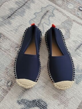 Sea Star Navy Beachwear Beachcomber Espadrille Shoes Kids Sz12